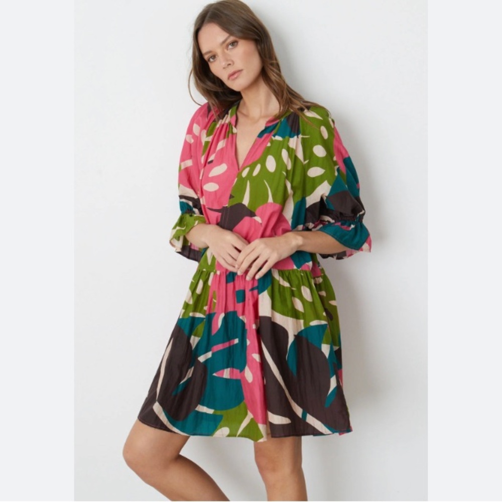 Velvet by Graham and Spencer Tracy Printed Dress M